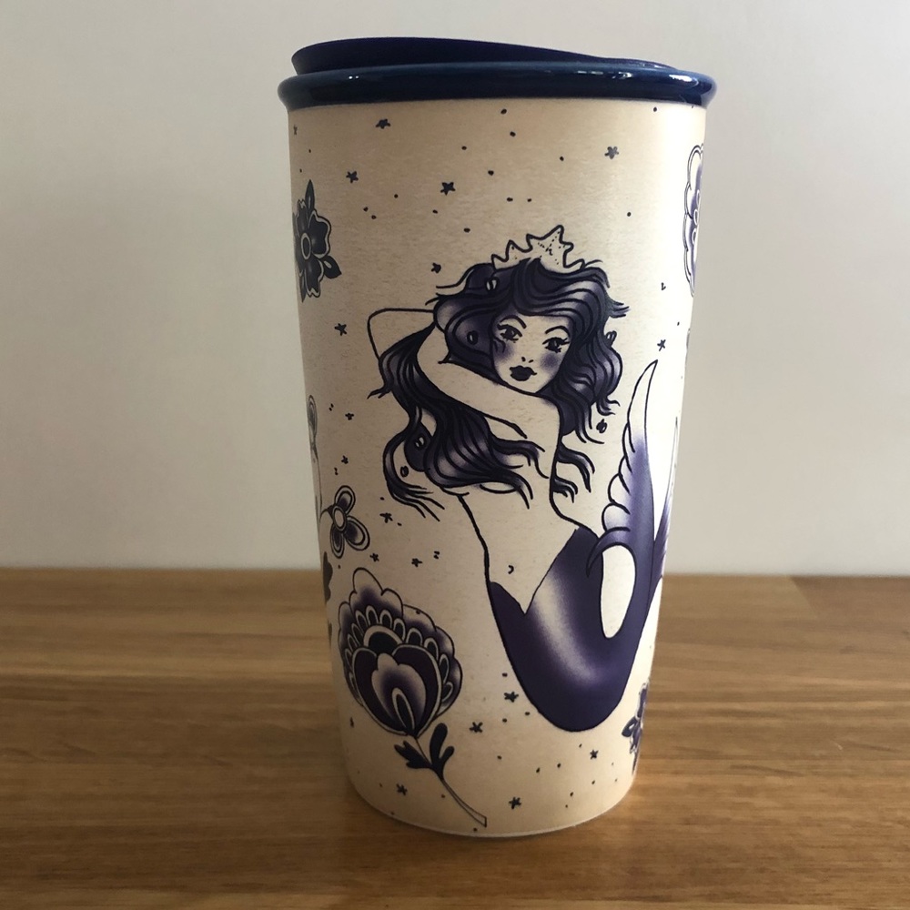 Starbucks Siren Sailor Ceramic Travel Mug
